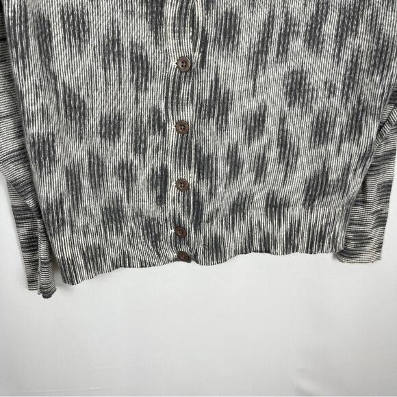 Armani Exchange Men’s Gray Patterned Cardigan | Lightweight Button-Up | Size S - Picture 6 of 8